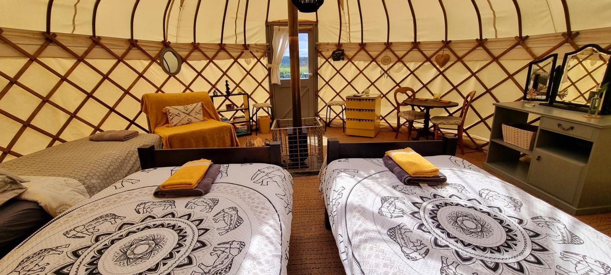 فندق Bronfelen Yurt Cynghordy المظهر الخارجي الصورة